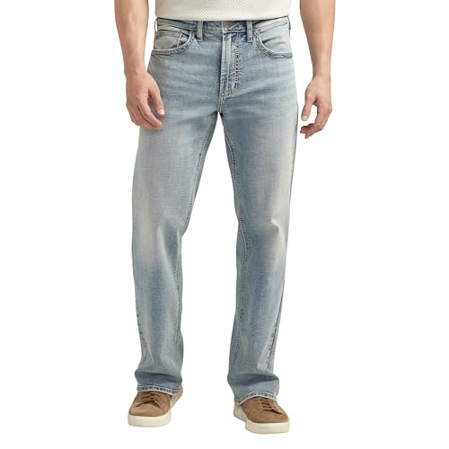 Silver Jeans Co. Men's Gordie Loose Fit Straight Leg Jeans
