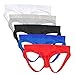 Jabidoos 5PC Strings Uomo Briefs String Sexy intimo Slips Underpants Antisuggestiva in Vetement Briefs Soie di Glacée Bout String erotico Uomo, A multicolore, XXL