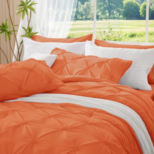 Image of BEDELITE Queen Comforter Set Pumpkin,Lightweight & Soft Comforter