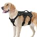 Rabbitgoo Large Dog Harness with Lifting Handle - Adjustable Pet Vest Harnesses for Outdoor Training, Easy Control Working Dog Vest, Reflective Comfort Padded Walking Harness for Medium Large Dogs