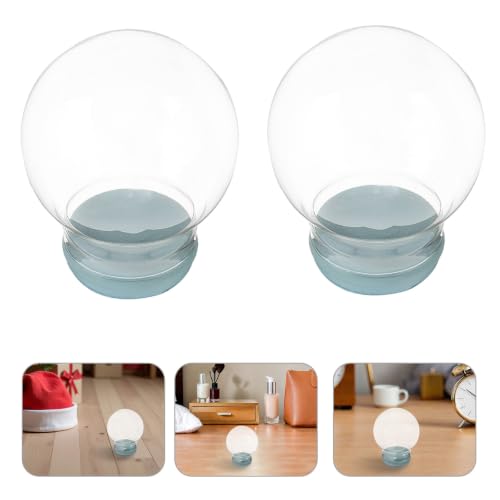 Kit para hacer bolas de nieve de cristal Hoement de 2 piezas fácil de llenar 8