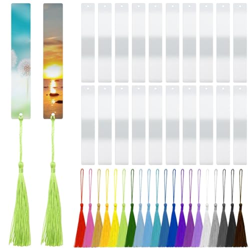 Marque-Pages par Sublimation en Aluminium Double Face pour Créations Premium x40