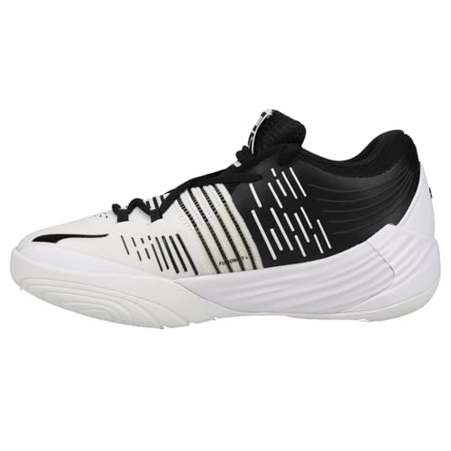 PUMA Mens Fusion Nitro Basketball Sneakers Shoes - White3