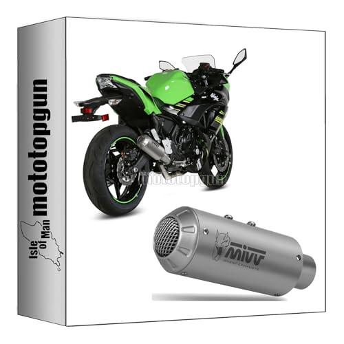 Ligne complete racing Mivv MK3 acier élimine la lourdeur de la Kawasaki Ninja 650