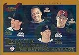 2002 Topps #343 Larry Walker/Todd Helton/Moises Alou/Lance Berkman LL NM-MT Colorado Rockies/Colorado Rockies/Houston Astros/Houston Astros Baseball MLB