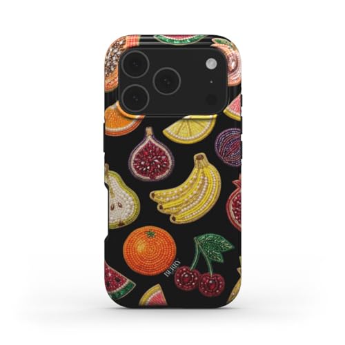 Étui de téléphone magnétique résistant double couche iPhone 15 Plus Bella Frutta