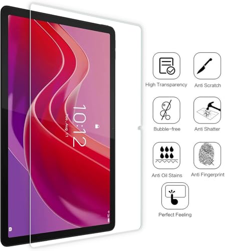 Image of Argus HD Clear Tempered Glass for Lenovo Tab M11 / Lenovo Idea Tab 11 inch Screen Protector Guard for Lenovo Tab M11 / Idea Tab Tablet, 9H Anti-Scratch, Smudge Proof, Bubble Free Guard - Pack of 1