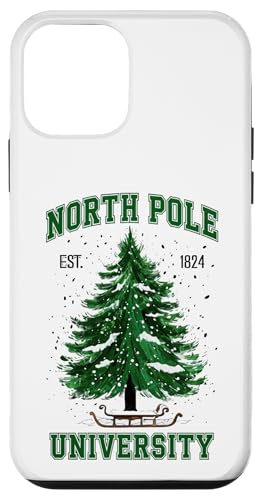 North Pole University Christmas Tees Decor and More X}zP[X iPhone 12 mini p