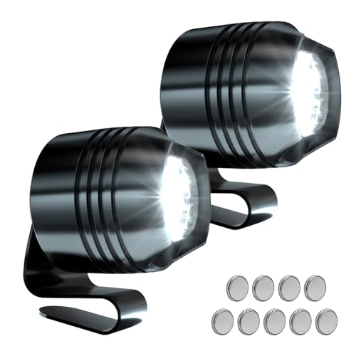 Original 2-Headlight Flashlight Attachment for Crocs - Clip-on Headlamp Shoe Decoration, Accessories for Kids, Girl, Boy, Women, Men & Adult Sandals