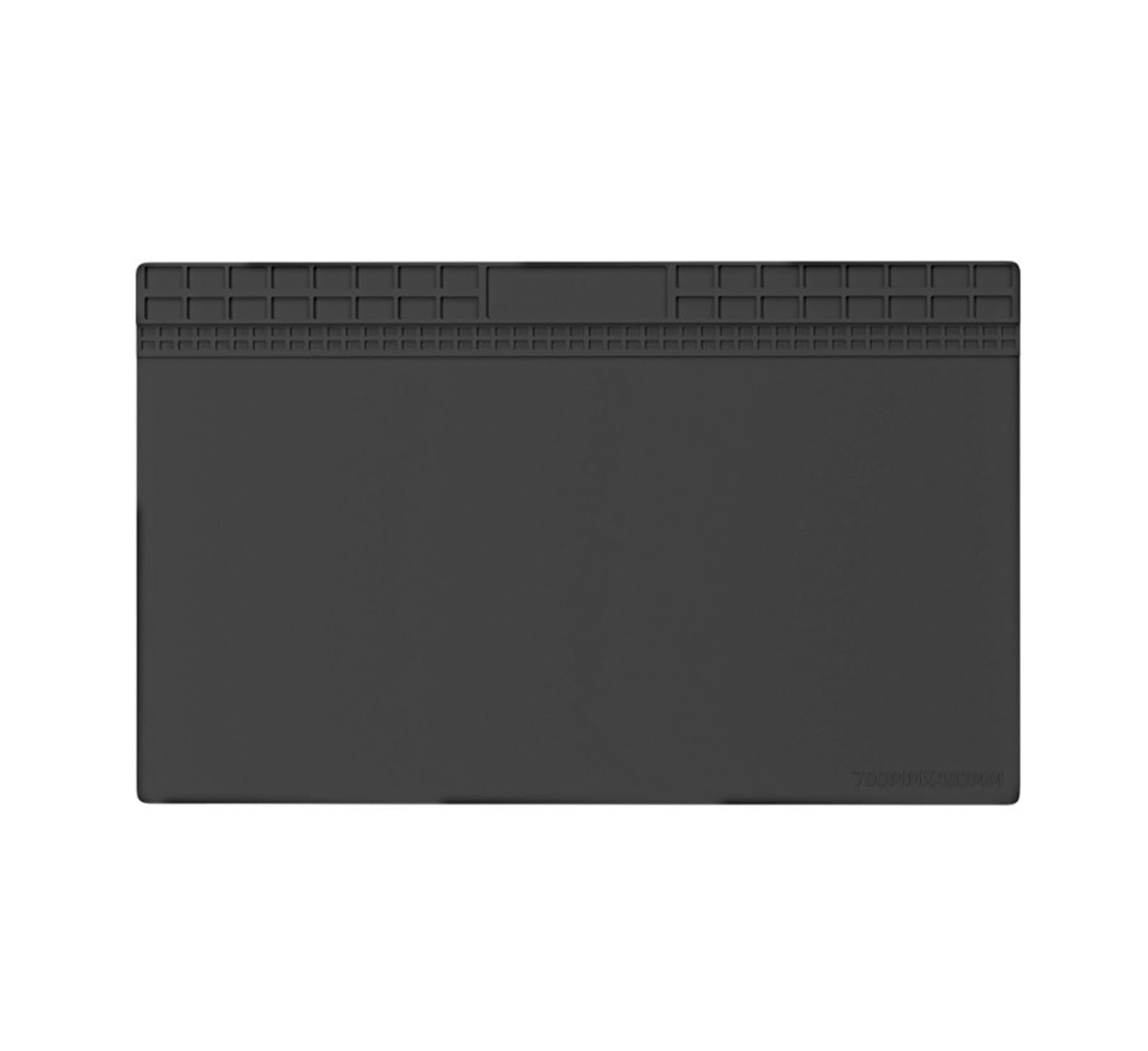 tappeti da lavoro per saldatura Tappetino isolante in silicone resistente alle alte temperature, di grandi dimensioni, 70 * 40 cm, for riparazioni(Black)