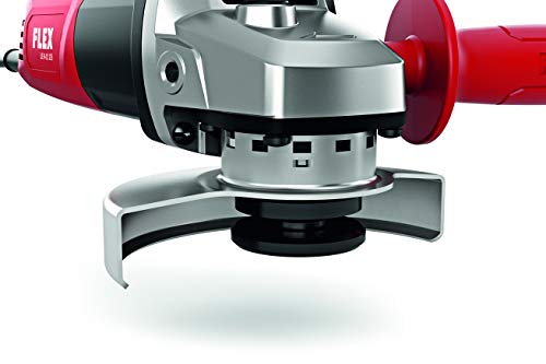 Flex Winkelschleifer LE 9-11 125 (ø 125 mm, 900 Watt, Schleifmaschine inkl. Transportbox L-Boxx, Zusatzhandgriff, Schutzhaube verstellbar, ergonomische Bauform, Spindelarretierung) 436739, Schwarz – Bild 5
