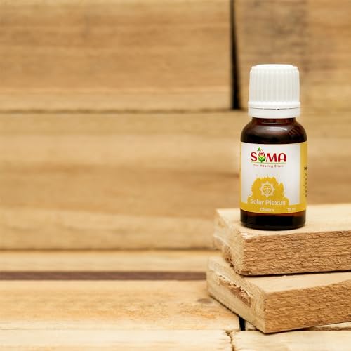 Image of Solar Plexus Chakra Oil | Blends of Pure Essentials Oils Ideal for Calming Effects | 15 ml | Aroma Oil & Seven Chakra Oils | Best for Aromatherapy & Meditation | Pack of 1