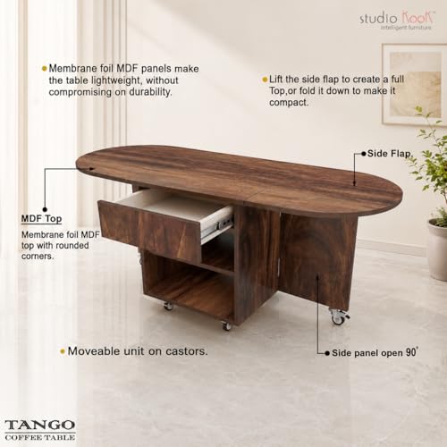 Image of Studio Kook Tango Folding Coffee Table (New Junglewood)