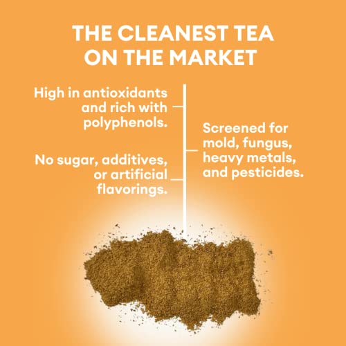 Cusa Tea & Coffee | Premium Instant Mango Green Tea With Real Fruit & Spices | Organic Leaves Drink Mix Packets | Hot Or Iced Tea (10 Single Servings) #TOP7