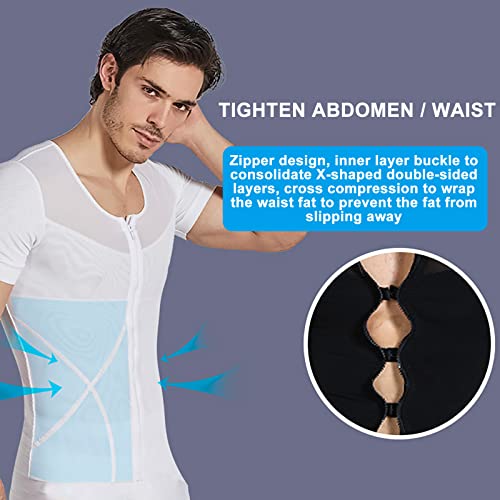 Mujer Otoño Verano Bandeau Control De Barriga Malla Sayo Cabaña Corsé Manga Corta para Mulheres Cerr