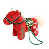 Año del Caballo – para de Peluche – de Peluche año del Caballo – para Adolescentes y Estudiantes coleccionistas Aficionados a los Animales de cumpleaños