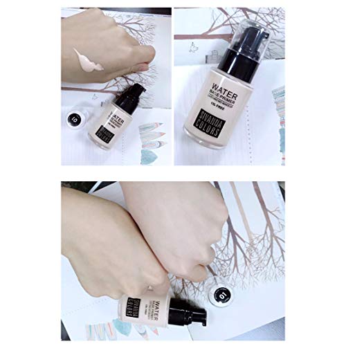 Thailand Sivanna Oil Free Powderless Liquid For Cover Water Base Primer Full Coverage Fluid Liquid Foundation, 40Ml (2 Natural) #TOP6