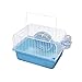 BCOATH Small Travel Case Toys for Travel Outside Toy Portable Hamster Cage Travel Hamster Cage Rat Travel Cage Blue Suitcase Accessories Chinchilla Cage Outdoor Animal Chinchilla Toys
