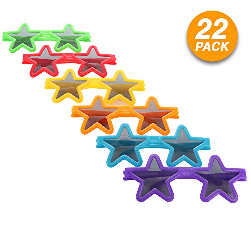 Ram-Pro Star Sunglasses Party Slotted Durable Children Eye Wear for Prop Favors Photo