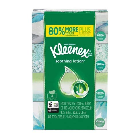 Kleenex10-120 CT Lotion Aloe & E Facial Tissue