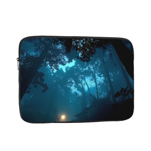 10 Inch Portable And Shockproof Laptop Bag With Unique Astral Glow Print, For Work, University, And Commuting