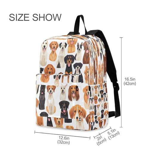 Cute Dogs Puppy (10) Kids Backpack Backpacks for Boys Girls Teen School Bookbag Laptop Bag Daypack Large Travel Sports Bags2