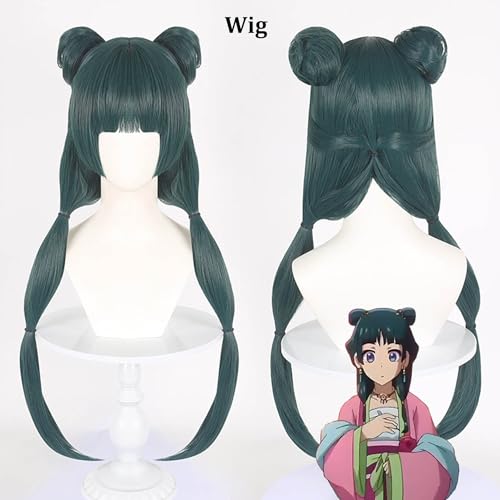 bbganlian Anime The Apothecary Diaries Maomao Cosplay Costume Tenue Jeu de Rôle Uniforme Ensemble Complet Halloween Habiller avec Perruque Épingle À Cheveux pour Femmes Filles (XL) – vue 6