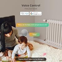 SONOFF TRVZB Smart Heizkörperthermostat, 2 Stück Smart Heizungsthermostat mit App-Funktion, Zigbee Thermostat Benötigt Zigbee 3.0 Hub, kompatibel mit Amazon Alexa/Home Assistant – Ansicht 4