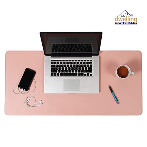Desk Mat Pink & Blue 17x36 - Computer, Laptop, Keyboard & Mouse Pad