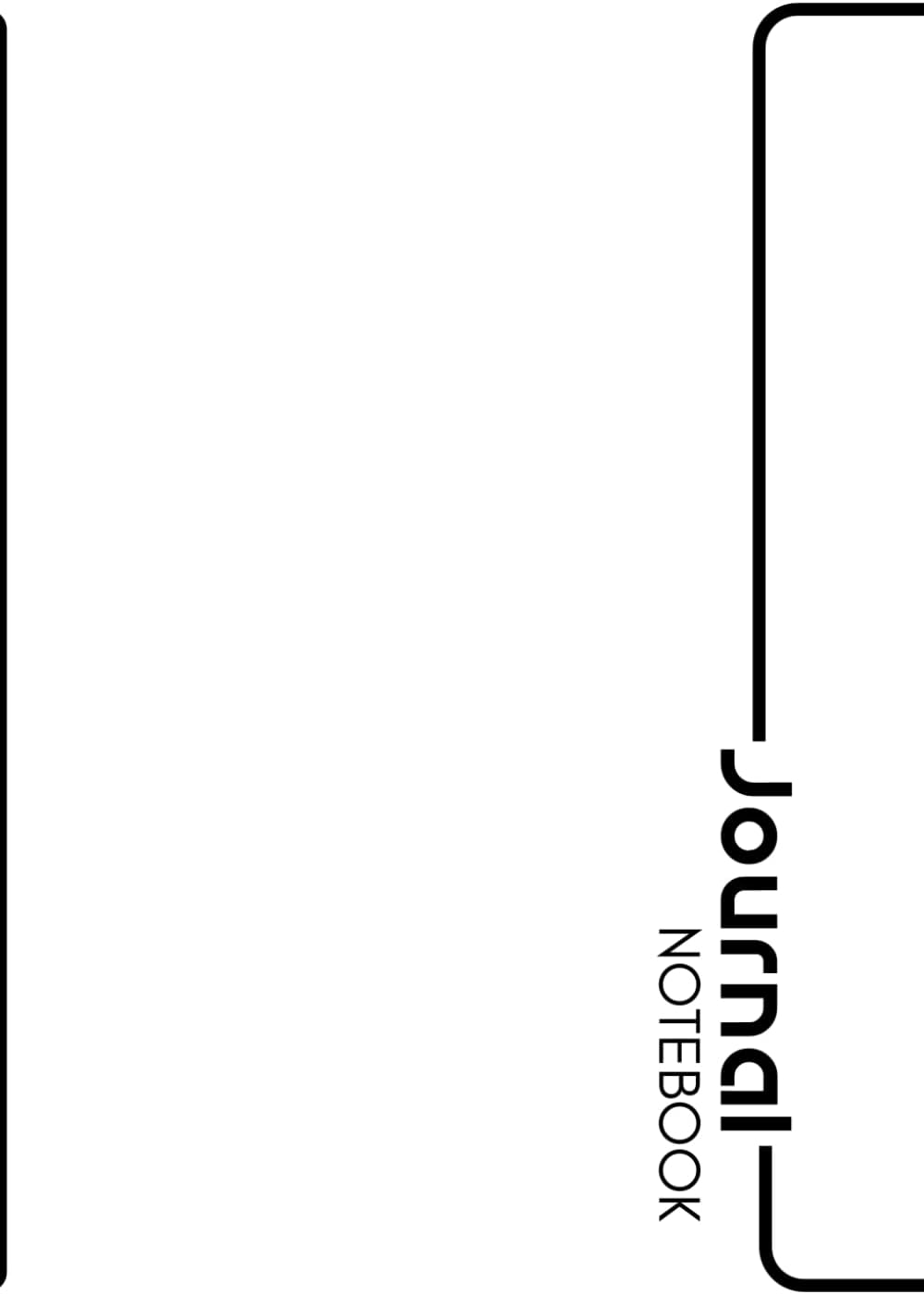 Trapper Keeper Style Personal Journal - Black and White