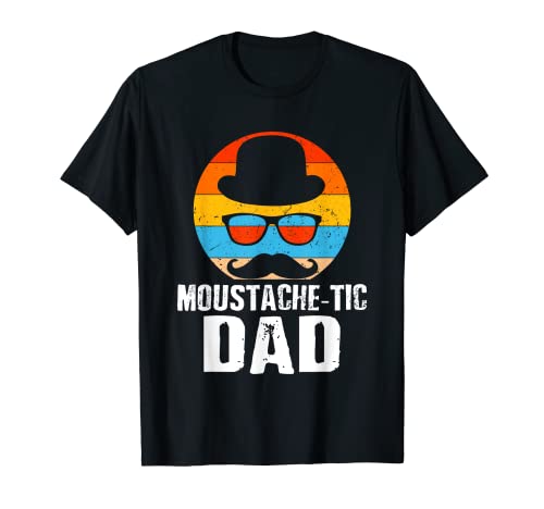 Bigote para papá, amante de la barba, papá, bigote, padre fresco Camiseta