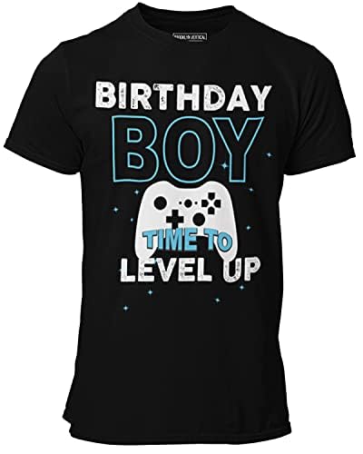 BROOKLYN VERTICAL Boys Short Sleeve T-Shirt Birthday -Video Gamer|Sizes S-XL