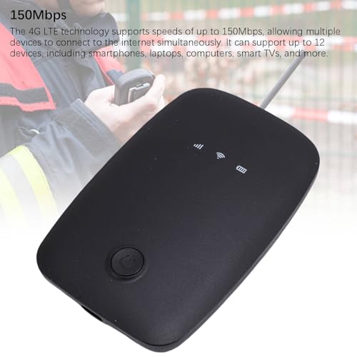 Image of Portable WiFi Router, 150Mbps 4G LTE Mobile Hotspot Travel Router with Secure WPA2 Encryption USB Powered for Phones Laptops Computers Smart TVs