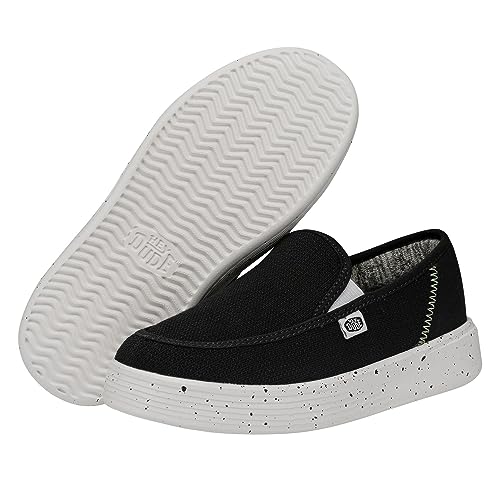 Hey Dude Sunapee Youth Sport Mesh Black Size J5 | Boy's Shoes | Boy's Slip On Sneakers | Comfortable & Light-Weight3