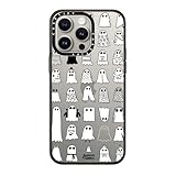 CASETiFY Compact Case for iPhone 15 Pro Max [Lightweight / 4 ft. 2X Military Grade Drop Protection/Slim] - Ghost Fashions - Clear Black