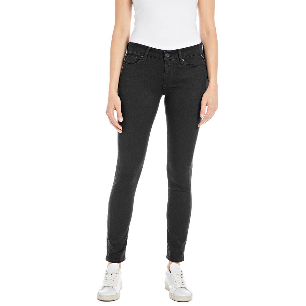 Replay women's jeans with power stretch, black (Black 098), 32W / 32L