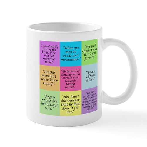 Taza de Cerámica 11 oz con Citas Pride And Prejudice miniatura 1