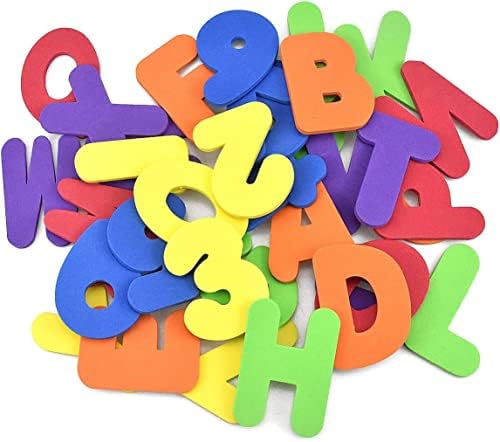 MAXPERKX Baby Foam Bath Letters and Numbers 36Pcs Toys for 3, 5+ years Old Children | Educational Learning Alphabet Letters ABC for Kids, Babies, Toddlers, Boys, Girls, Bathtub, Shower, Bathroom