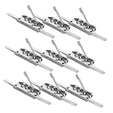 DOITOOL 10pcs Lightweight Clipboard Folder Clips with Long Pressure Plate for Office School and Personal Use Secure Document Holder for Notebooks and File Boards