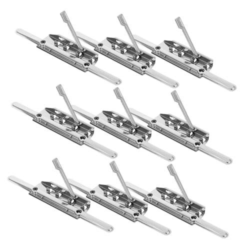 DOITOOL 10pcs Lightweight Clipboard Folder Clips with Long Pressure Plate for Office School and Personal Use Secure Document Holder for Notebooks and File Boards
