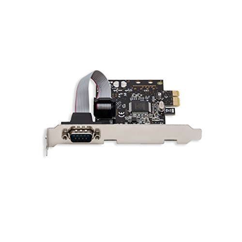 Syba Single Port Rs-232 Db9 Serial Pci-E 2.0 X1 Expansion Card Mcs9922 Sd-Pex15021 #TOP1