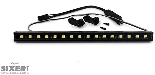 Toucan RC Hobby Metal Capo Upper Deck LED Bar Light 1/6 SIXER1 RC Car Crawler Vehicle