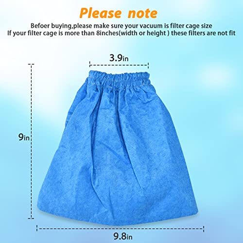 Ktwt Cloth Filter For Craftsman 2&2-1/2 Gal. Shop Vac 916949, 9-16949, Microlined (3 Pack) #TOP1