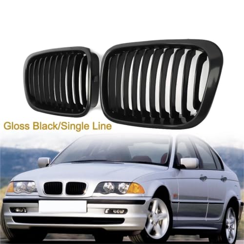 Rejilla delantera con flujo de aire optimizado para parachoques de Serie 3 E46 1998-2001 4