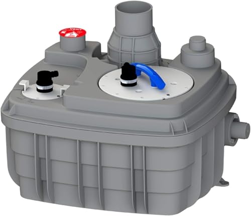 SFA - Ansaugstation zum Aufstellen von geladenem Wasser Sanicubic 1 VX – zum Ablassen aller Abwässer – Direkter & sicherer Zugang zur Pumpe – 672 x 551 x 509 mm – Made in France