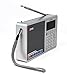 Tecsun ICR-110 4-in-1 Digital Portable AM/FM Radio + MP3 Player + Desktop/Laptop Computer USB Speaker + Digital Recorder, Color Silver (English Version)