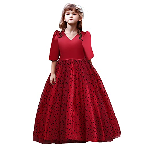 Robe de princesse enfant pour costume de fête d'anniversaire en automne