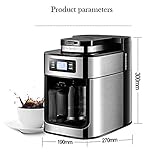 XFZJCHAP Drip Coffee Maker, Grind and Brew Automatic Coffee Machine with Built-In Burr WIFI Automatic American Coffee Machine Coffee Grinder The New - Image 3