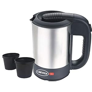 Nevica 0.5 Liter Stainless Steel Travel Kettle – NV-312TK Silver
