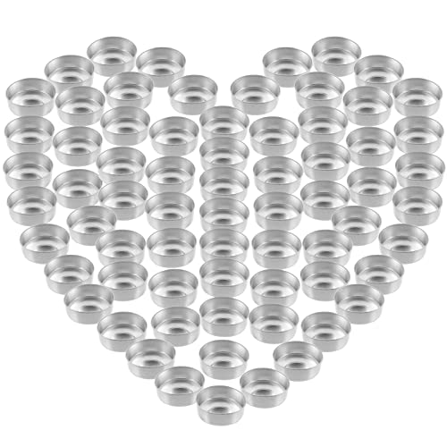 500 étuis aluminium vides pour bougies chauffe-plat argent
